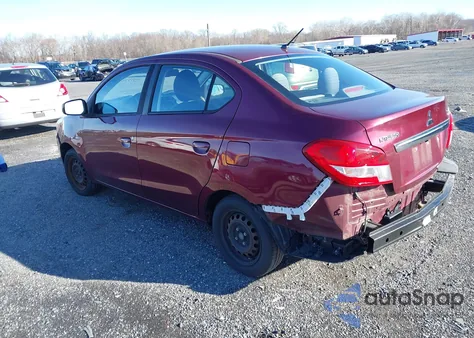 2017 Mitsubishi Mirage G4 Es from USA, damaged, VIN ML32F3FJ3HHF18034